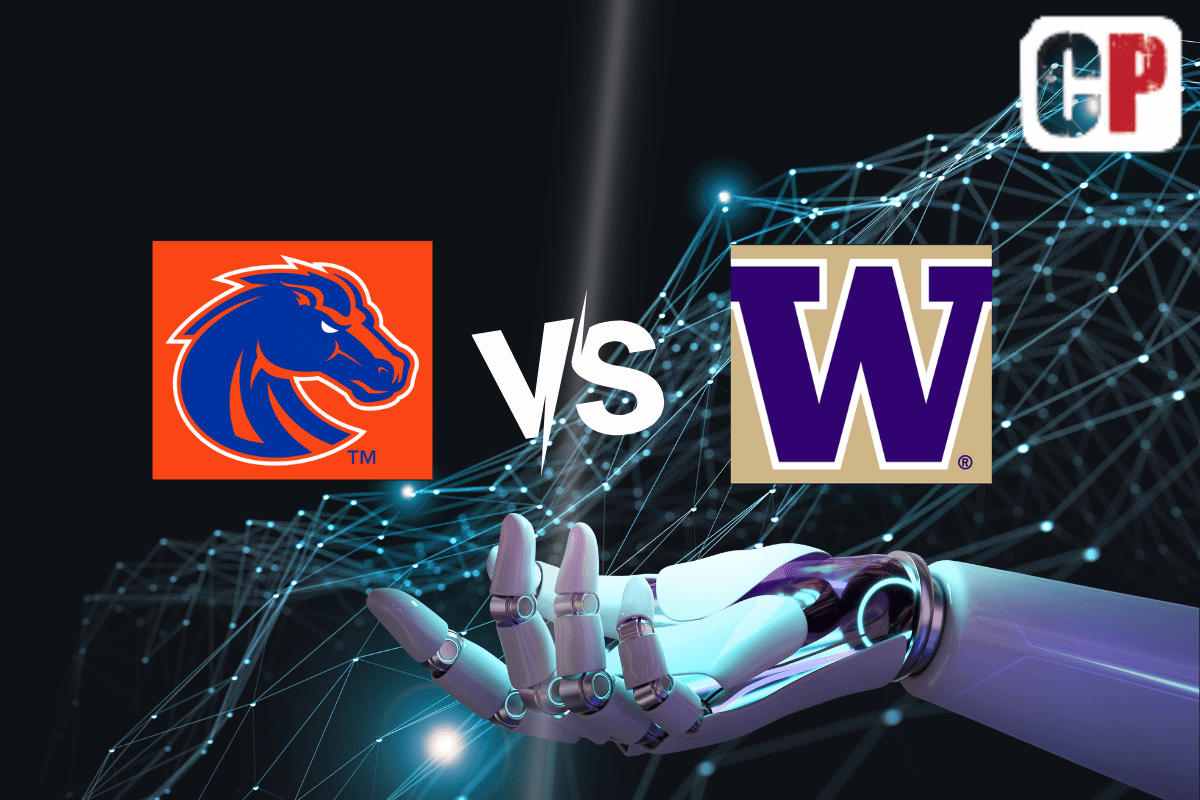 Boise State Broncos at Washington Huskies AI NCAA Football Prediction 9/2/2023