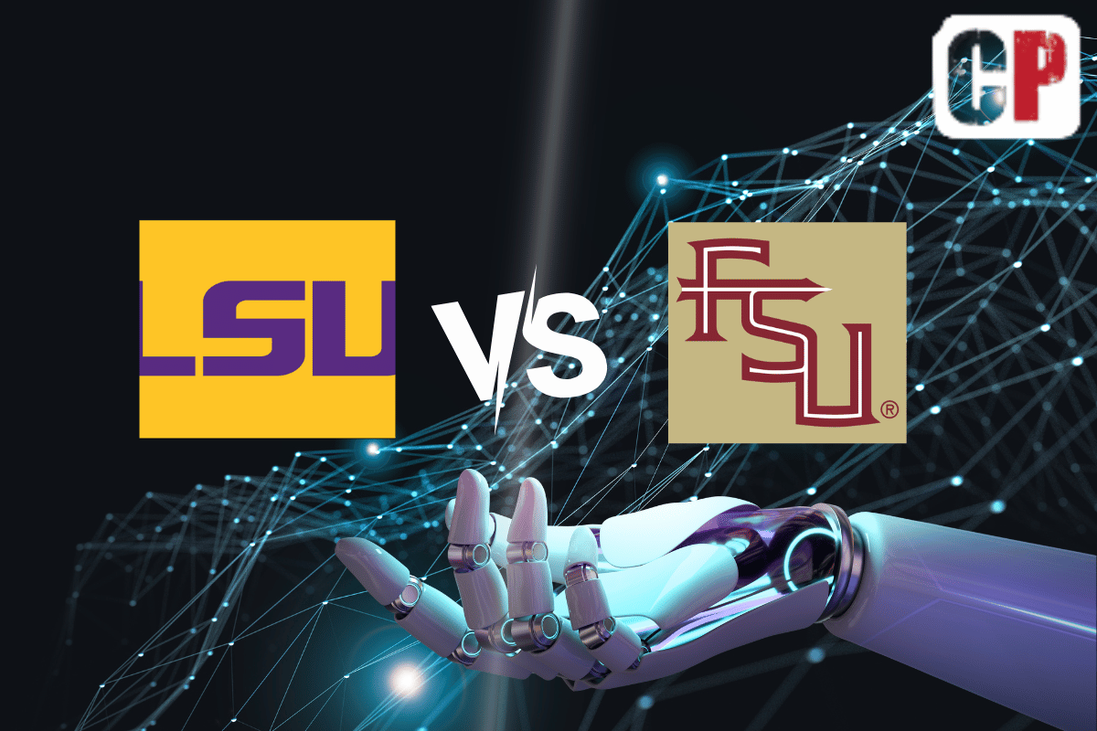 LSU Tigers at Florida State Seminoles AI NCAA Football Prediction 9/3/2023