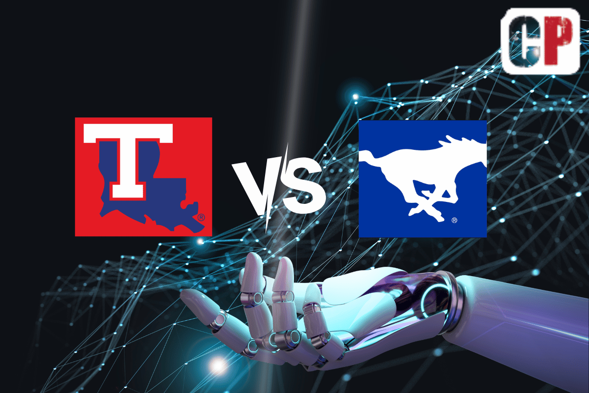 Louisiana Tech Bulldogs at SMU Mustangs AI NCAA Football Prediction 9/2/2023