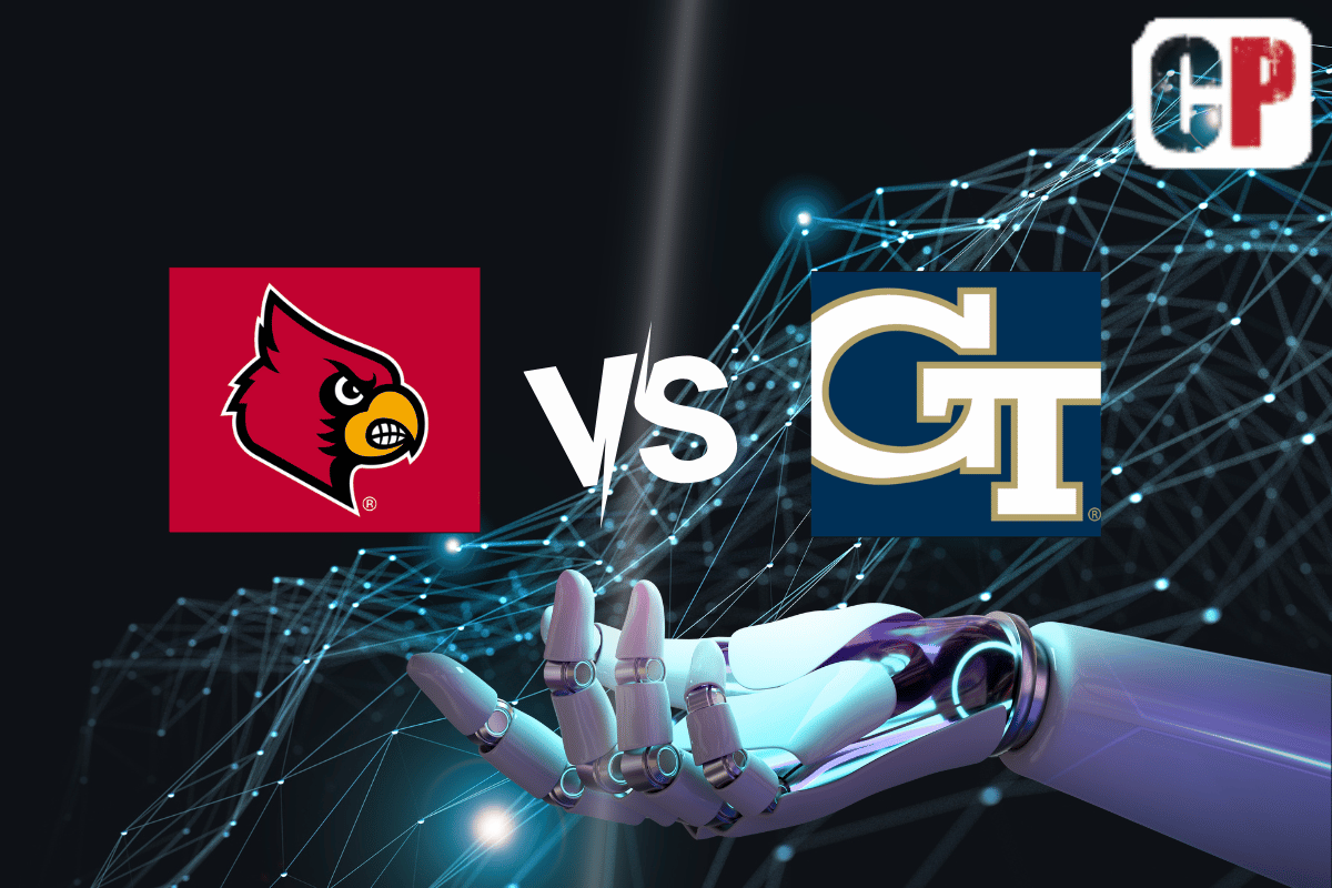 Louisville Cardinals at Georgia Tech Yellow Jackets AI NCAA Football Prediction 9/1/2023