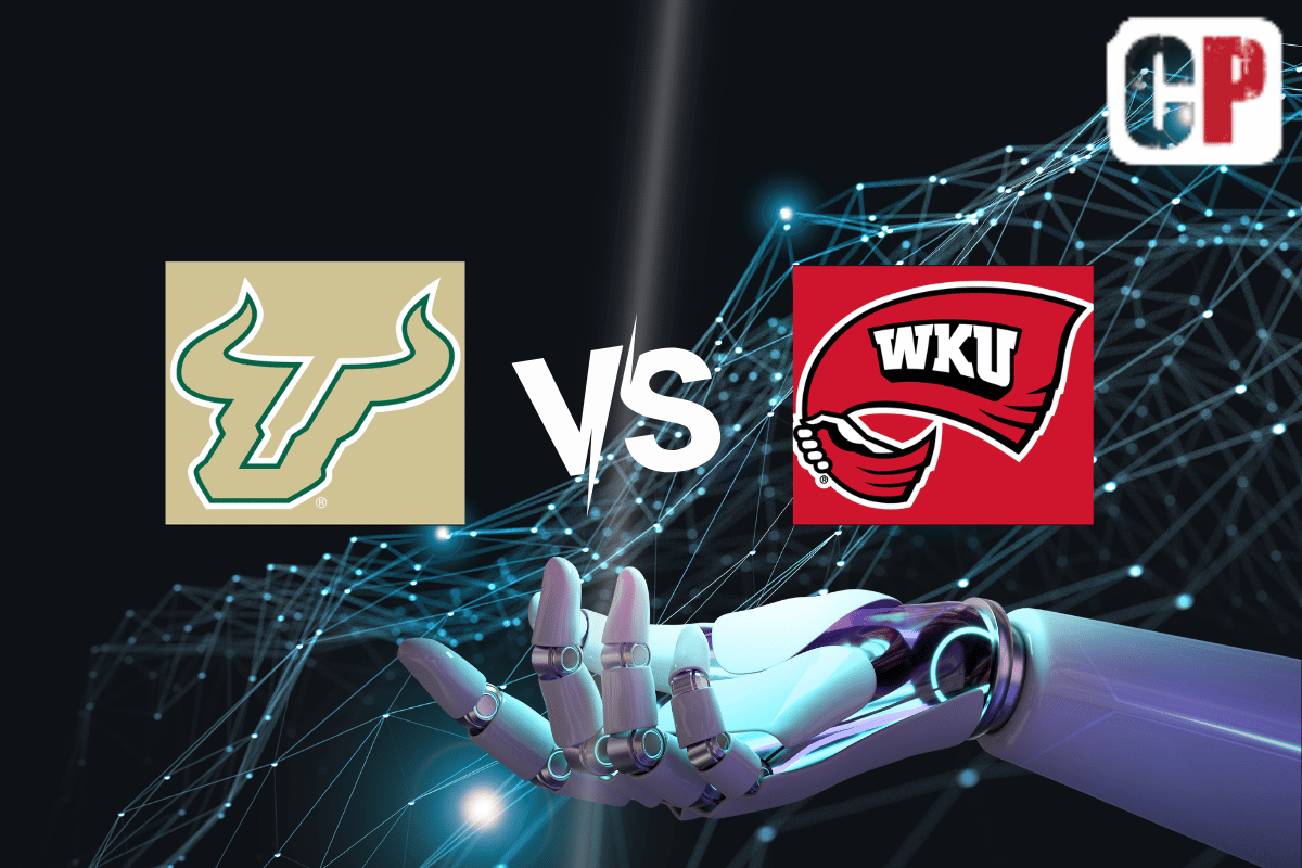 South Florida Bulls at Western Kentucky Hilltoppers AI NCAA Football Prediction 9/2/2023