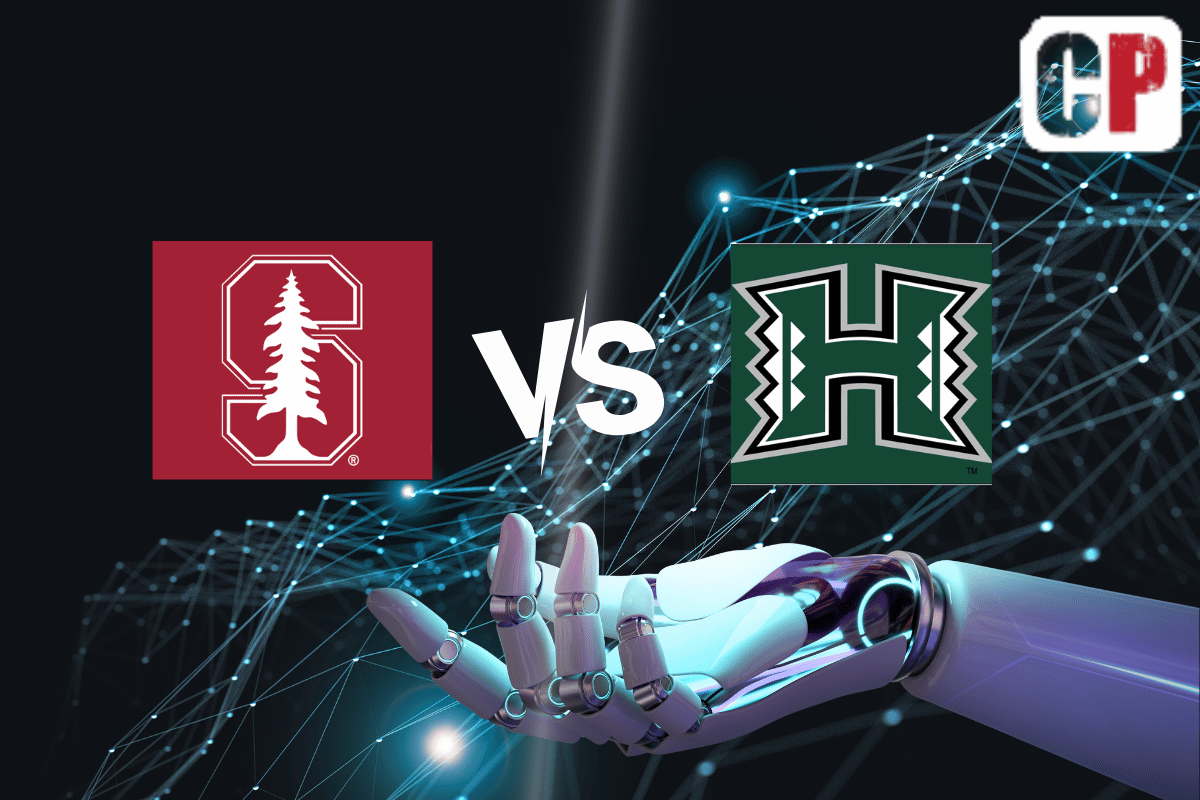 Stanford Cardinal at Hawaii Rainbow Warriors AI NCAA Football Prediction 9/1/2023