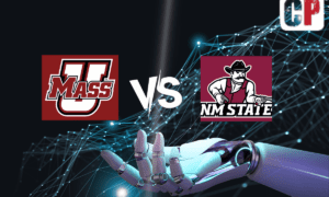 UMass Minutemen at New Mexico State Aggies AI NCAA Football Prediction 8/26/2023