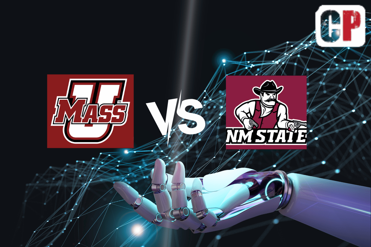 UMass Minutemen at New Mexico State Aggies AI NCAA Football Prediction 8/26/2023