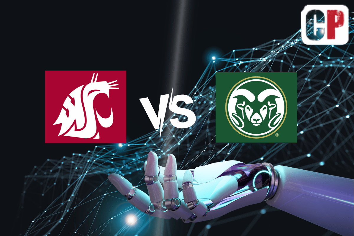 Washington State Cougars at Colorado State Rams AI NCAA Football Prediction 9/2/2023