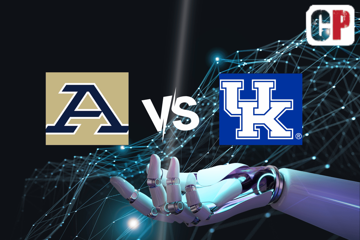 Akron Zips at Kentucky Wildcats AI NCAA Football Prediction 9/16/2023