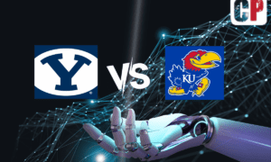 BYU Cougars at Kansas Jayhawks AI NCAA Football Prediction 9/23/2023