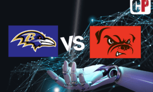 Baltimore Ravens at Cleveland Browns AI NFL Prediction 10/1/2023