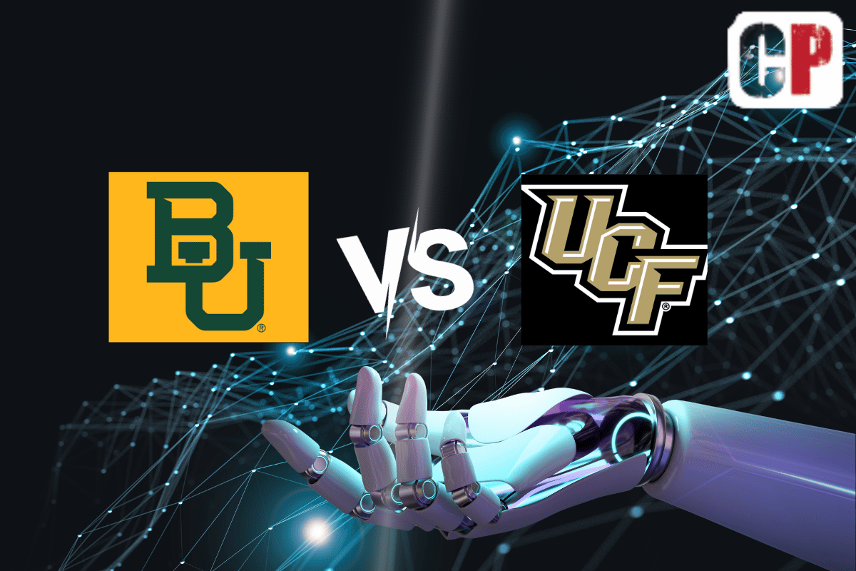 Baylor Bears at UCF Knights AI NCAA Football Prediction 9/30/2023