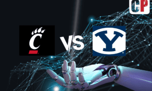 Cincinnati Bearcats at BYU Cougars AI NCAA Football Prediction 9/29/2023