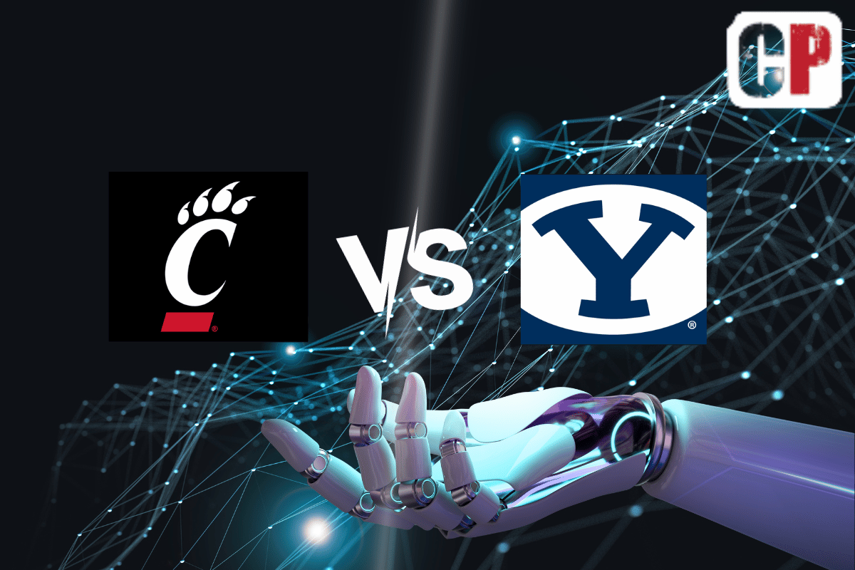 Cincinnati Bearcats at BYU Cougars AI NCAA Football Prediction 9/29/2023