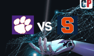 Clemson Tigers at Syracuse Orange AI NCAA Football Prediction 9/30/2023