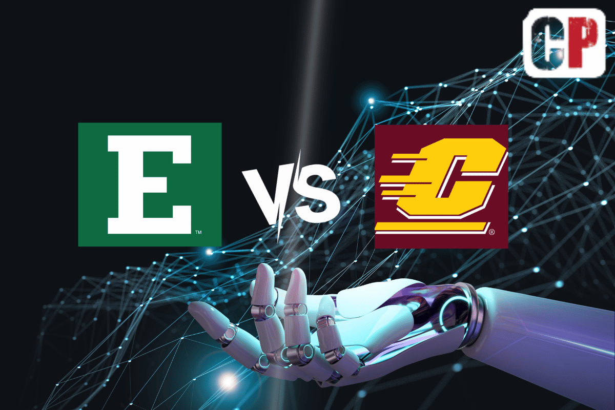 Eastern Michigan Eagles at Central Michigan Chippewas AI NCAA Football Prediction 9/30/2023