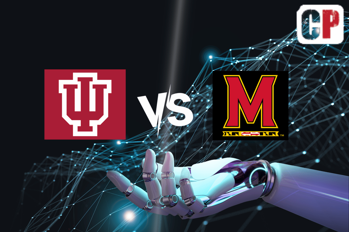 Indiana Hoosiers at Maryland Terrapins AI NCAA Football Prediction 9/30/2023
