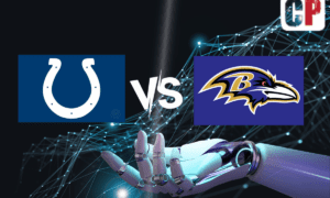 Indianapolis Colts at Baltimore Ravens AI NFL Prediction 9/24/2023