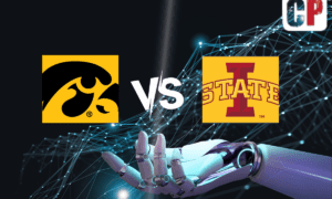 Iowa Hawkeyes at Iowa State Cyclones AI NCAA Football Prediction 9/9/2023