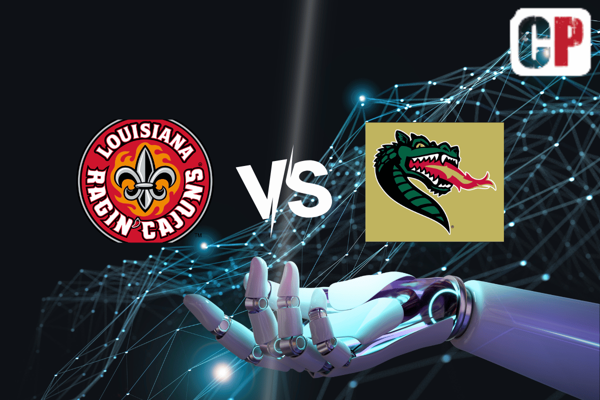 Louisiana Ragin Cajuns at UAB Blazers AI NCAA Football Prediction 9/16/2023