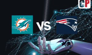Miami Dolphins at New England Patriots AI NFL Prediction 9/17/2023