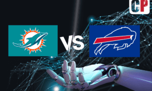 Miami Dolphins at Buffalo Bills AI NFL Prediction 10/1/2023