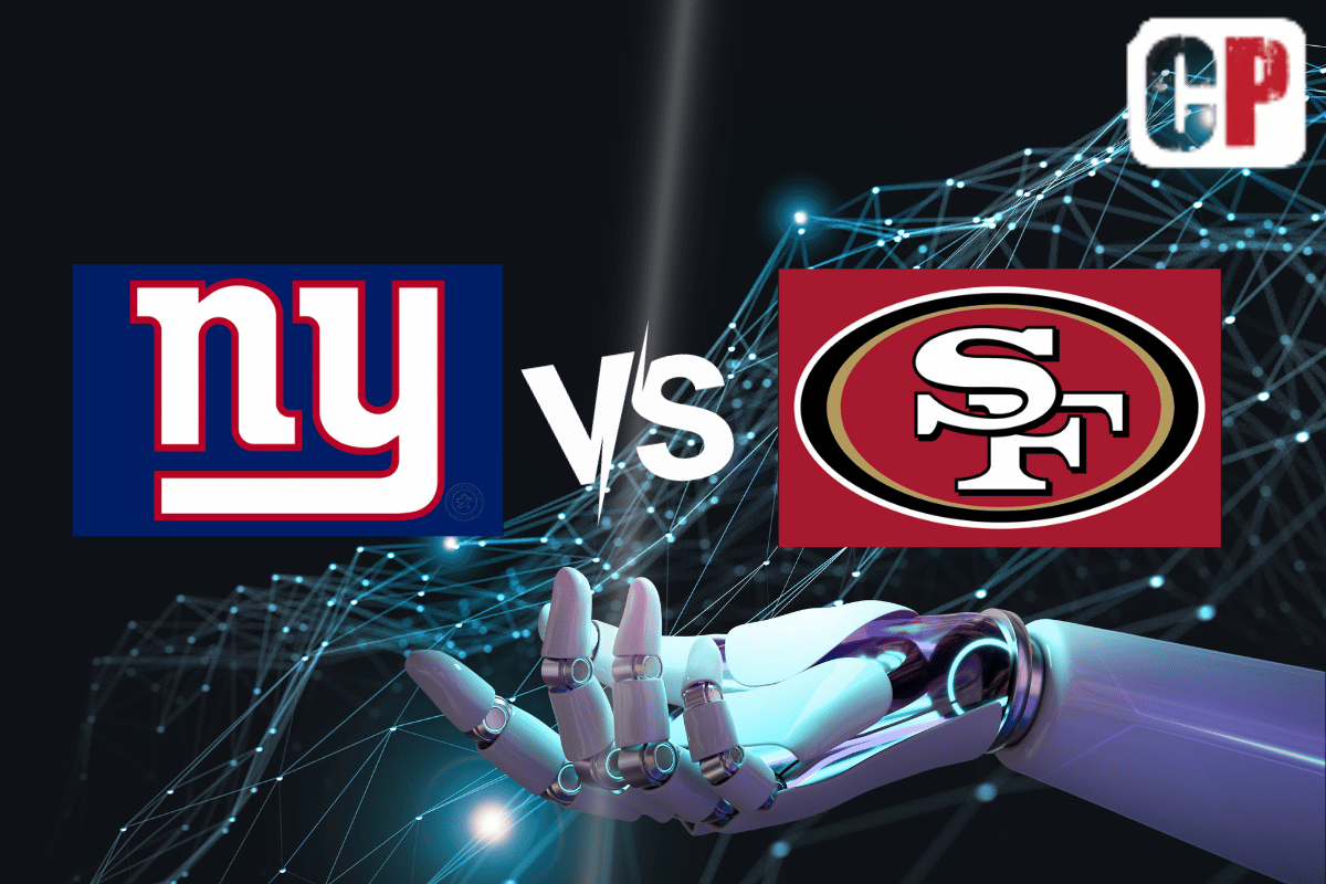 New York Giants at San Francisco 49ers AI NFL Prediction 9/21/2023