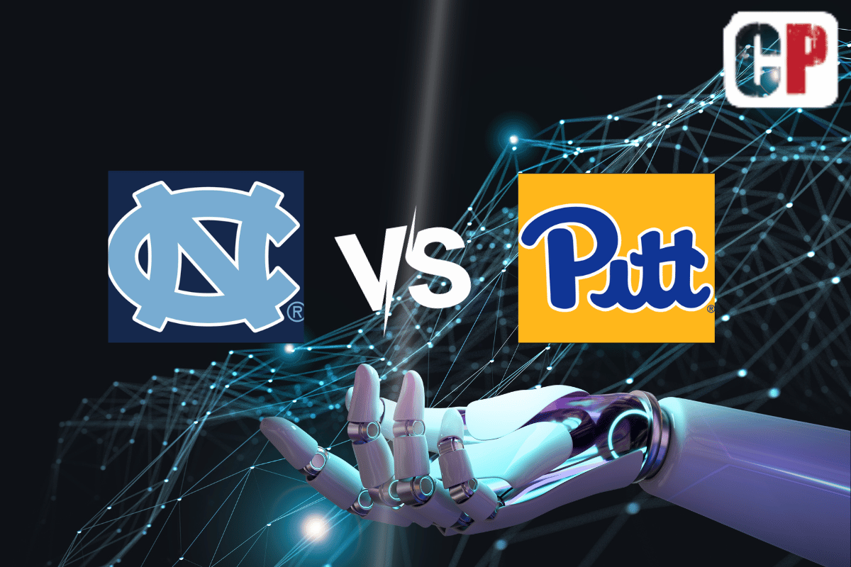 North Carolina Tar Heels at Pittsburgh Panthers AI NCAA Football Prediction 9/23/2023