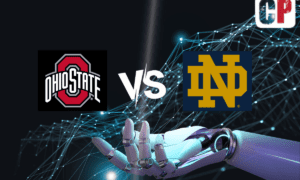 Ohio State Buckeyes at Notre Dame Fighting Irish AI NCAA Football Prediction 9/23/2023