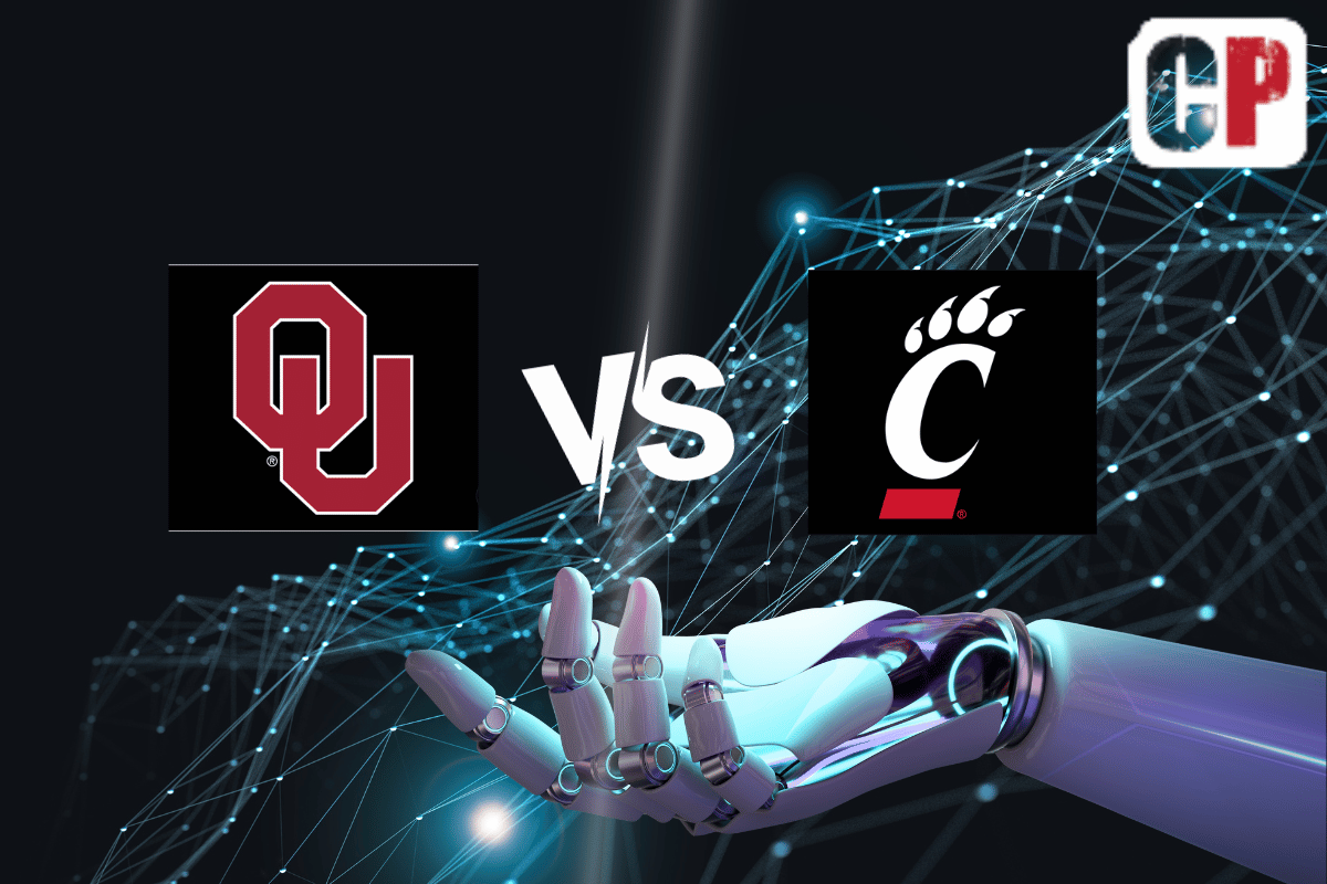 Oklahoma Sooners at Cincinnati Bearcats AI NCAA Football Prediction 9/23/2023
