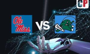 Ole Miss Rebels at Tulane Green Wave AI NCAA Football Prediction 9/9/2023