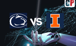 Penn State Nittany Lions at Illinois Fighting Illini AI NCAA Football Prediction 9/16/2023