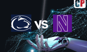 Penn State Nittany Lions at Northwestern Wildcats AI NCAA Football Prediction 9/30/2023