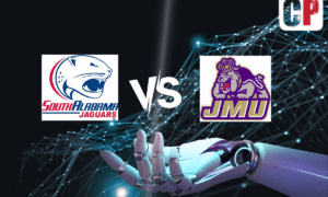 South Alabama Jaguars at James Madison Dukes AI NCAA Football Prediction 9/30/2023