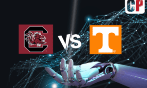 South Carolina Gamecocks at Tennessee Volunteers AI NCAA Football Prediction 9/30/2023