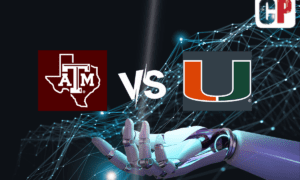 Texas A&M Aggies at Miami Hurricanes AI NCAA Football Prediction 9/9/2023