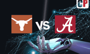 Texas Longhorns at Alabama Crimson Tide AI NCAA Football Prediction 9/9/2023