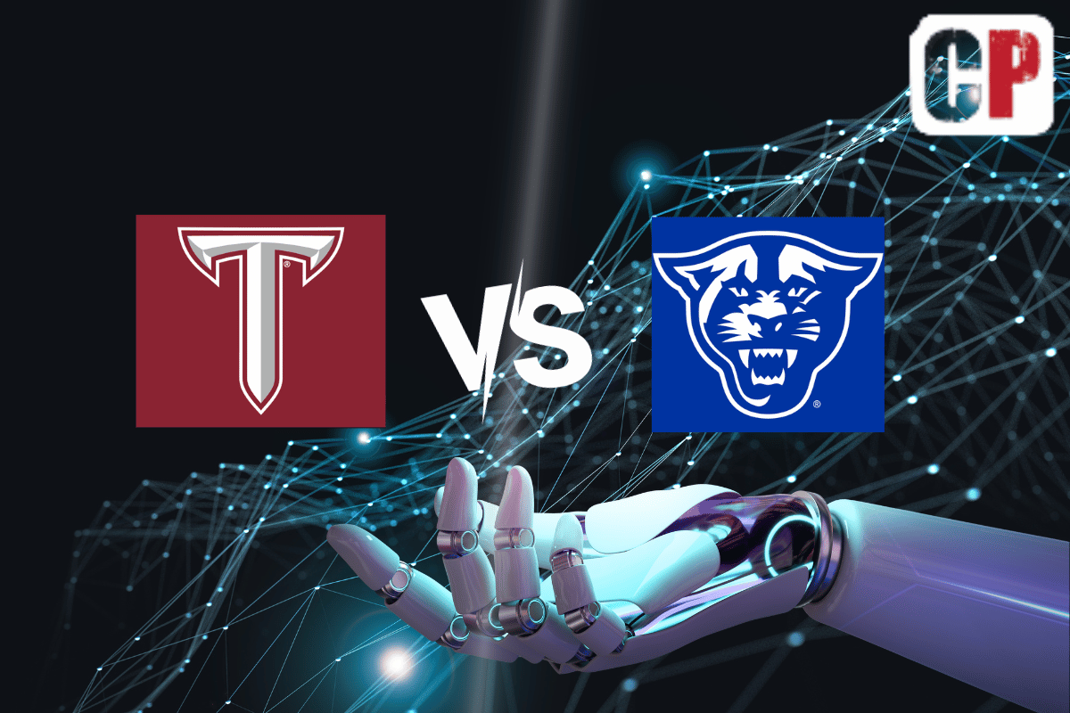 Troy Trojans at Georgia State Panthers AI NCAA Football Prediction 9/30/2023