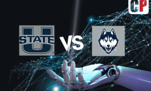 Utah State Aggies at UConn Huskies AI NCAA Football Prediction 9/30/2023