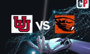 Utah Utes at Oregon State Beavers AI NCAA Football Prediction 9/29/2023