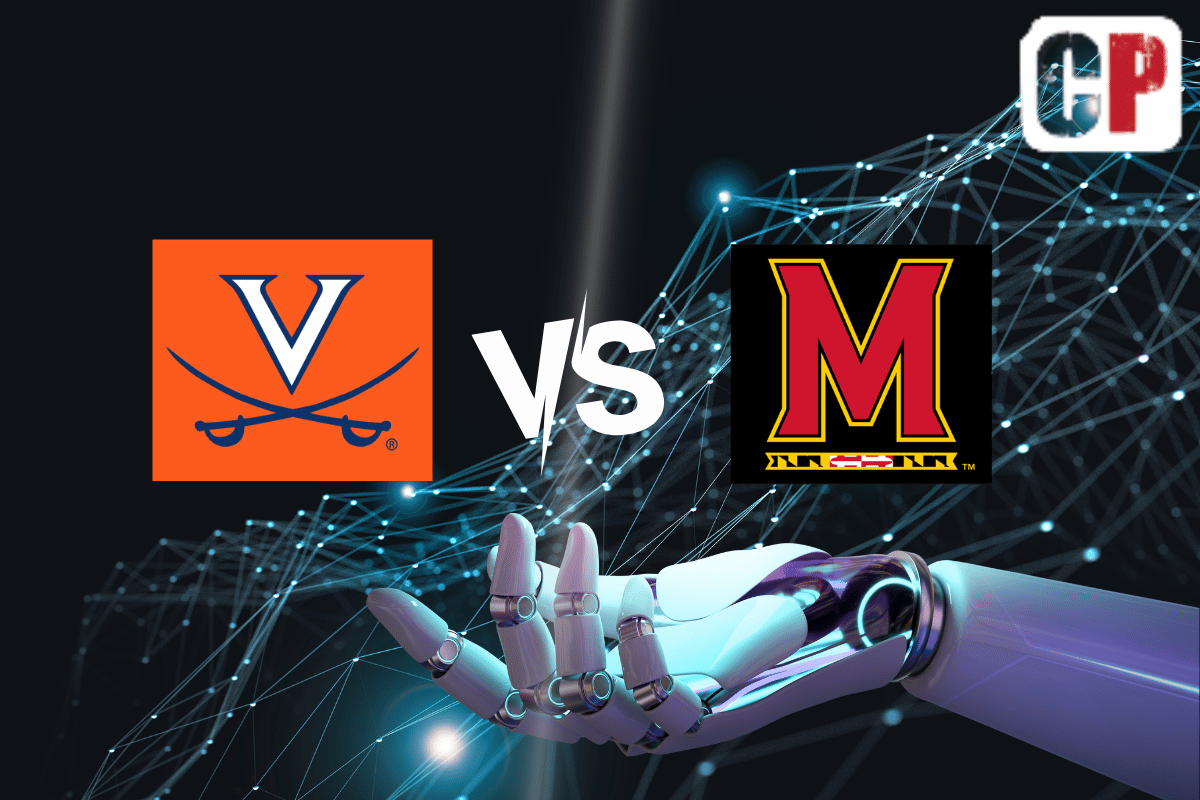 Virginia Cavaliers at Maryland Terrapins AI NCAA Football Prediction 9/15/2023