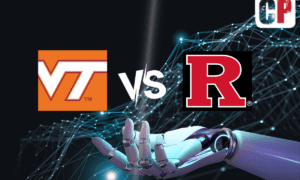 Virginia Tech Hokies at Rutgers Scarlet Knights AI NCAA Football Prediction 9/16/2023