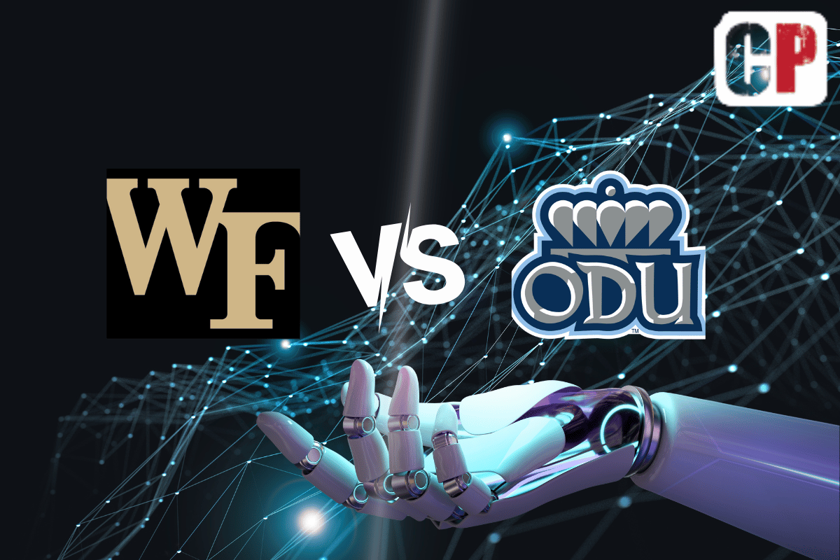 Wake Forest Demon Deacons at Old Dominion Monarchs AI NCAA Football Prediction 9/16/2023