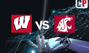 Wisconsin Badgers at Washington State Cougars AI NCAA Football Prediction 9/9/2023