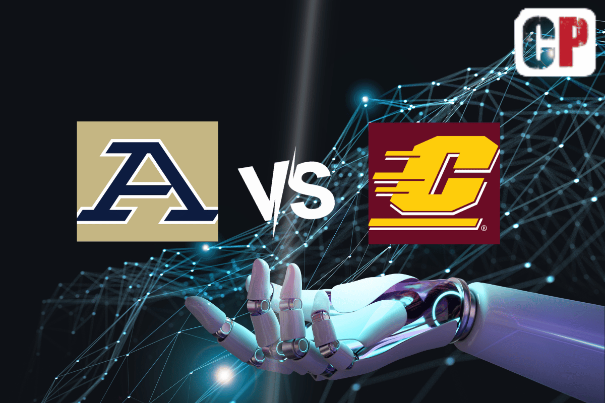 Akron Zips at Central Michigan Chippewas AI NCAA Football Prediction 10/14/2023