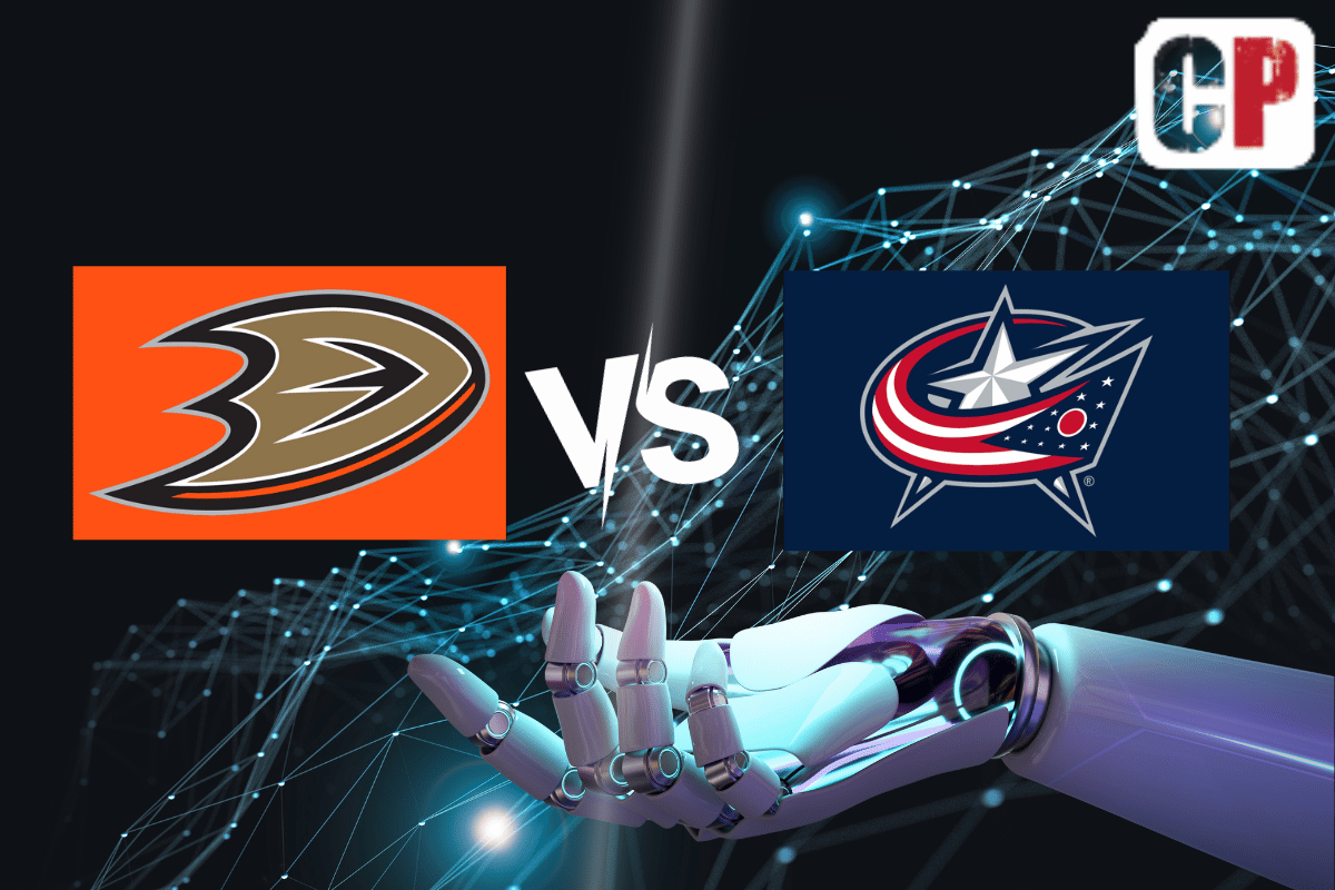 Anaheim Ducks at Columbus Blue Jackets AI NHL Prediction 10/24/2023