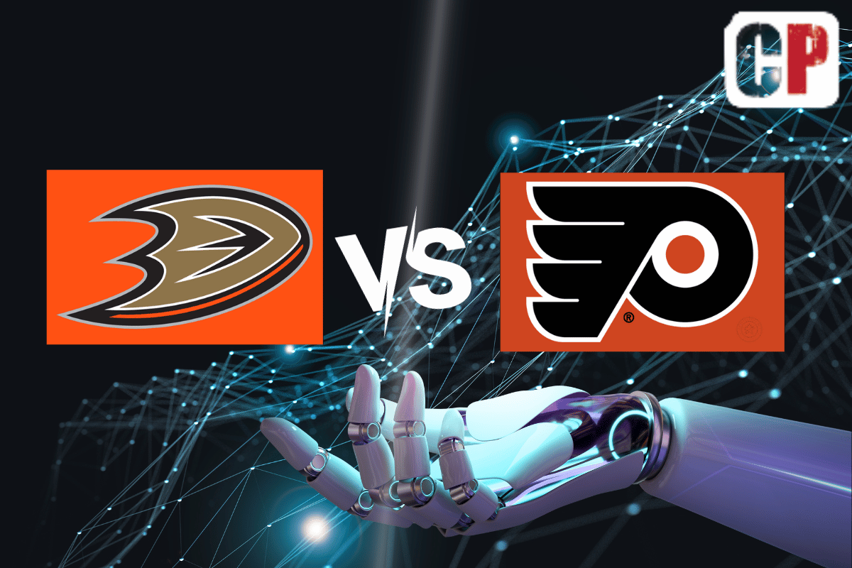 Anaheim Ducks at Philadelphia Flyers AI NHL Prediction 10/28/2023