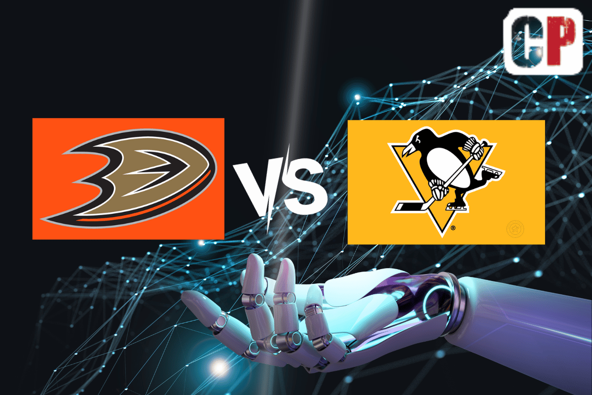Anaheim Ducks at Pittsburgh Penguins AI NHL Prediction 10/30/2023