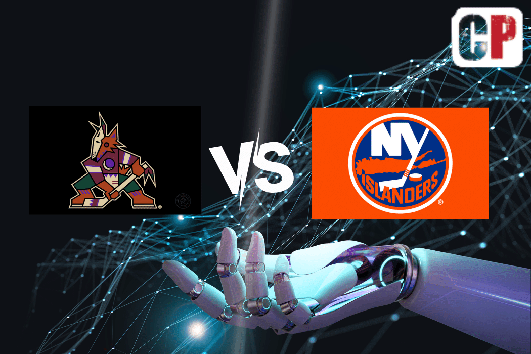 Arizona Coyotes at New York Islanders AI NHL Prediction 10/17/2023