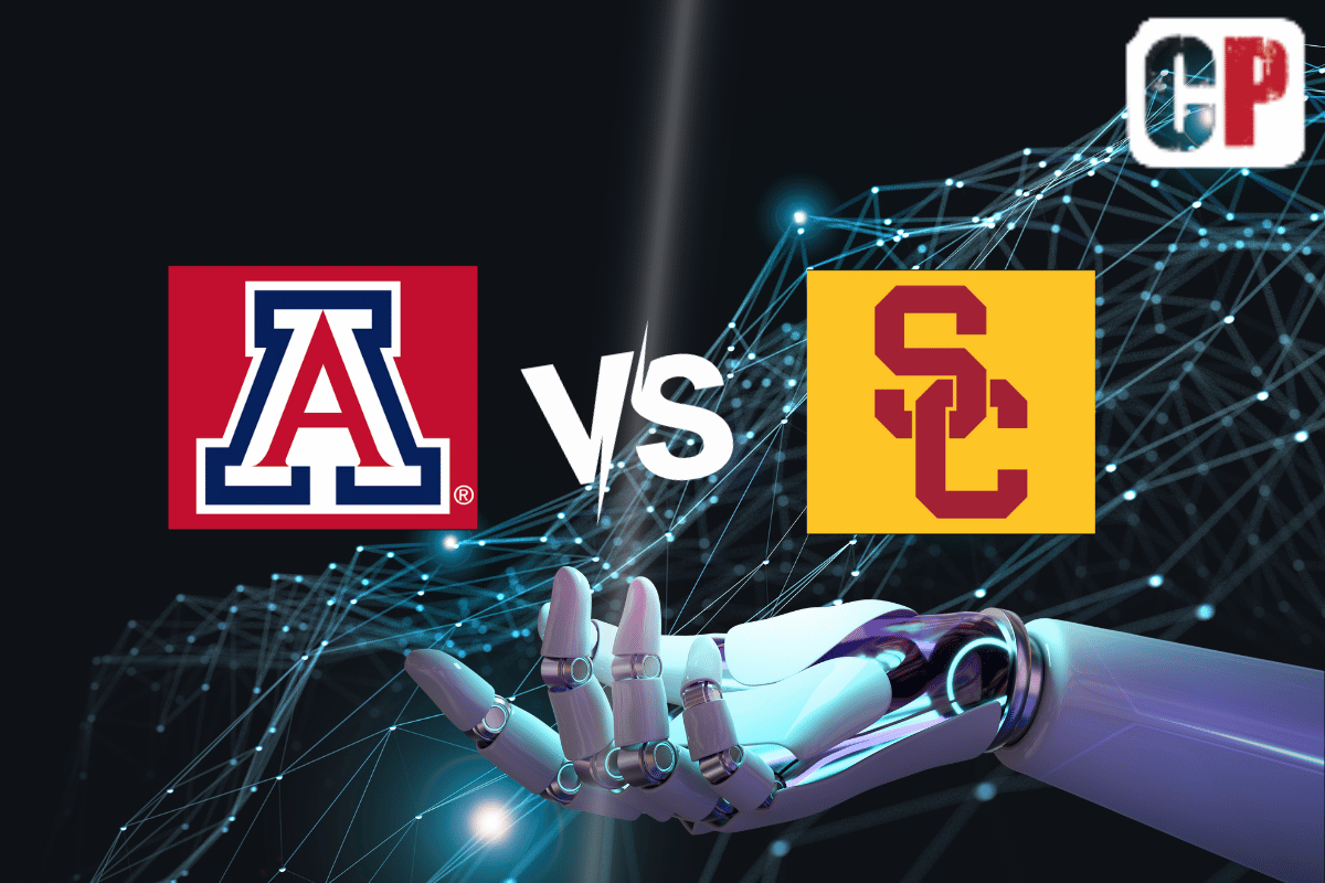 Arizona Wildcats at USC Trojans AI NCAA Football Prediction 10/7/2023