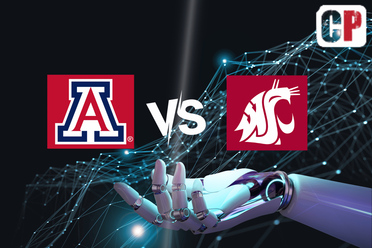 Arizona Wildcats at Washington State Cougars AI NCAA Football Prediction 10/14/2023