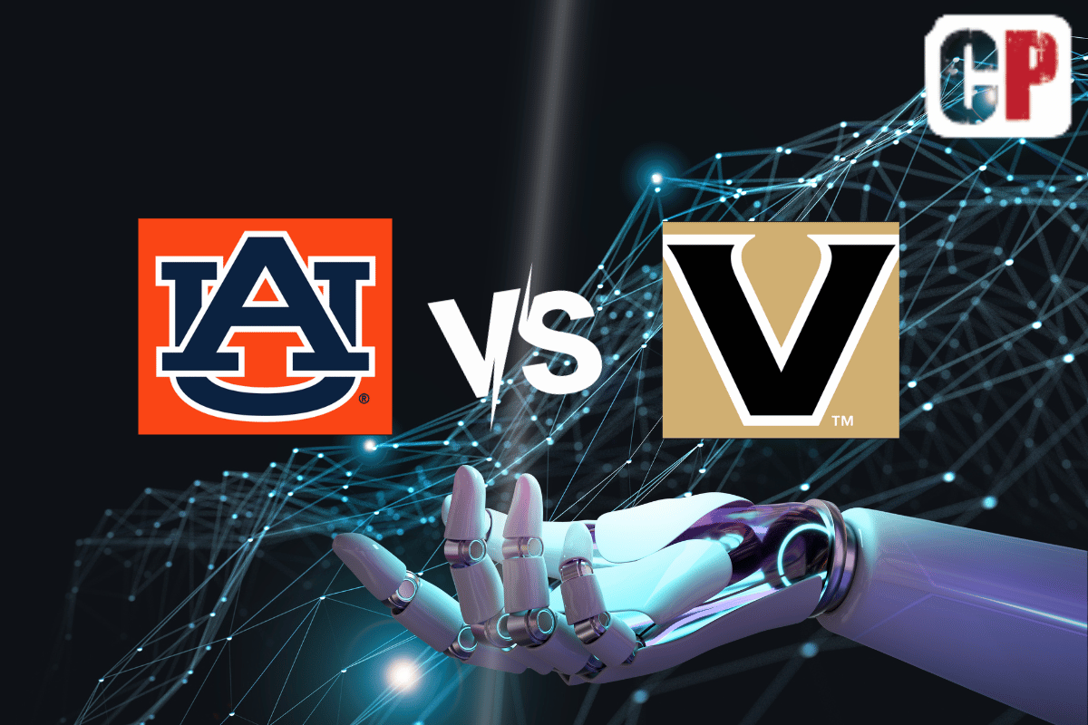 Auburn Tigers at Vanderbilt Commodores AI NCAA Football Prediction 11/4/2023