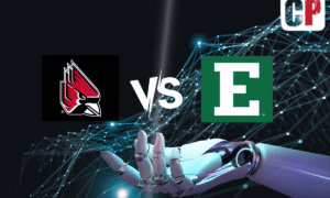 Ball State Cardinals at Eastern Michigan Eagles AI NCAA Football Prediction 10/7/2023